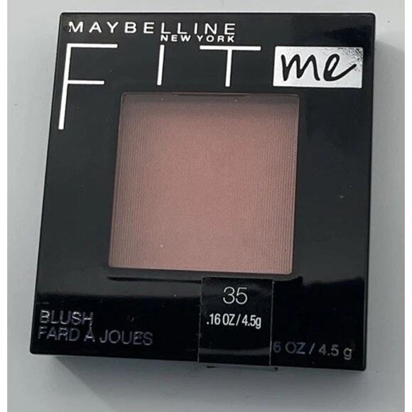MAYBELLINE NEW YORK #35 CORAL FIT ME BLUSH 0.16oz - Picture 1 of 4